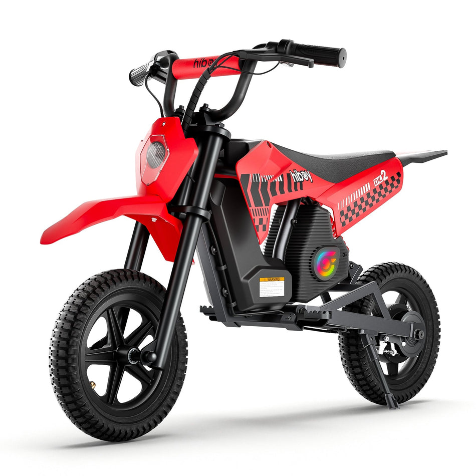 Hiboy DK2 Electric Dirt Bike For Kids Aged 3–7 — Red