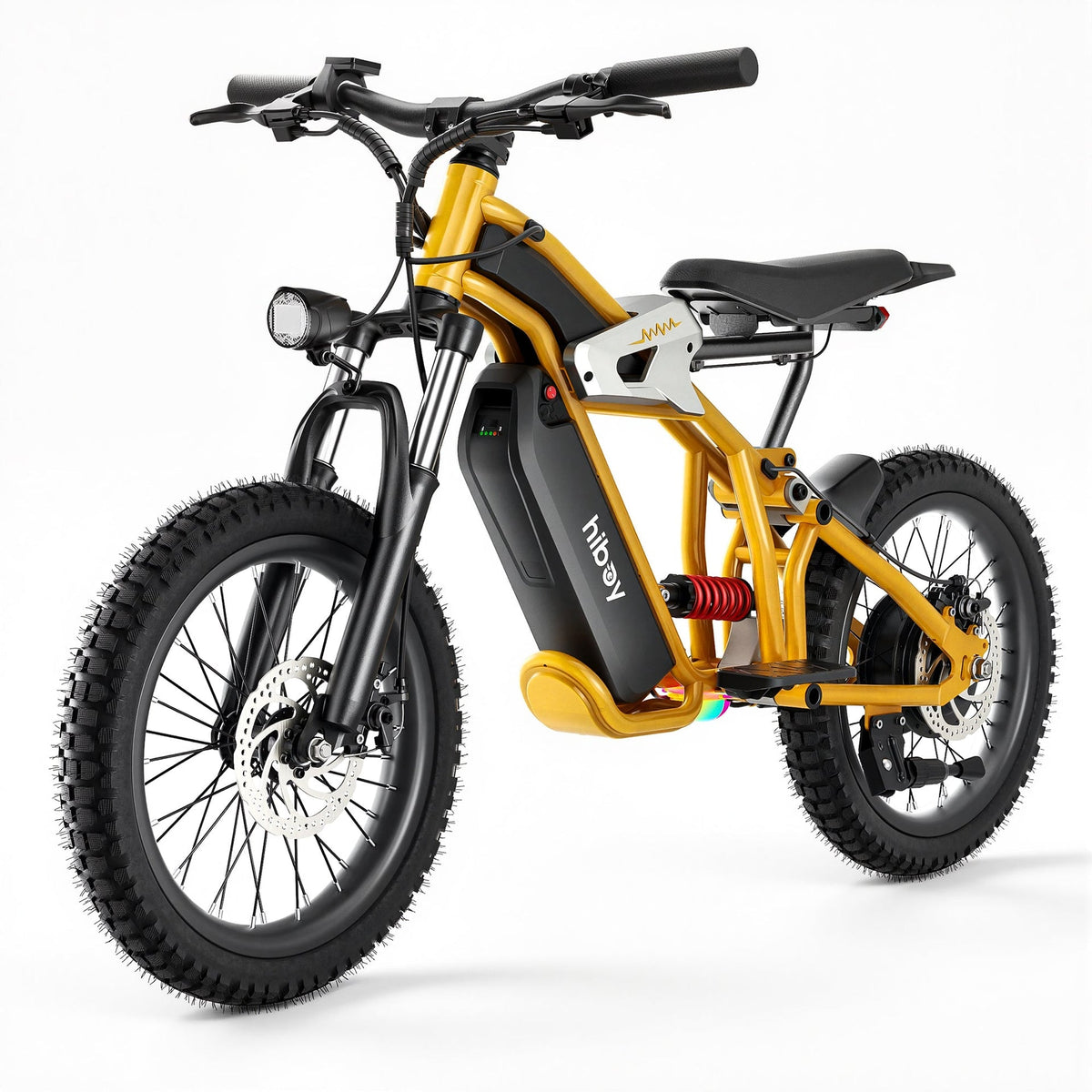Hiboy DM14 Electric Dirt Bike For Kids Aged 8–14 — Yellow