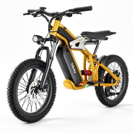 Hiboy DM14 Electric Dirt Bike For Kids Aged 8–14 — Yellow