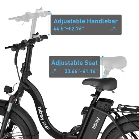Hiboy EX6F Low-Step Foldable Electric Bike — official gallery photo 11