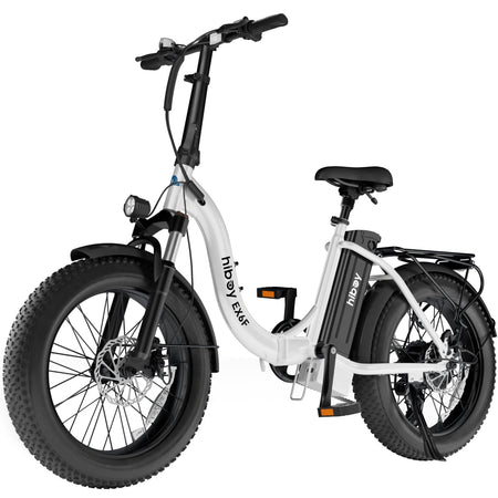 Hiboy EX6F Low-Step Foldable Electric Bike — White