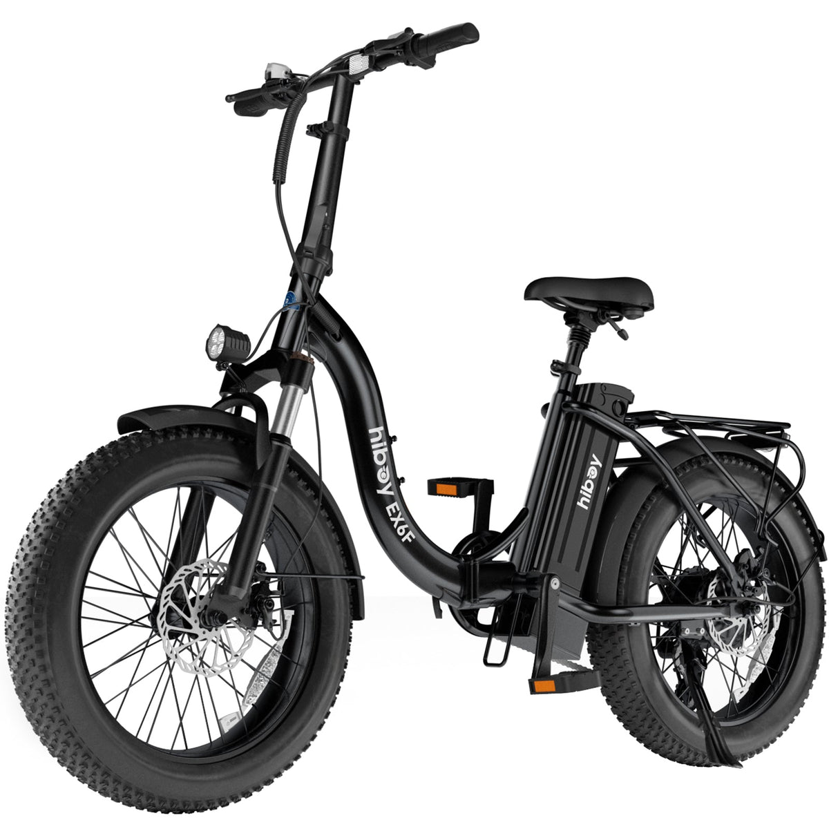 Hiboy EX6F Low-Step Foldable Electric Bike — Black