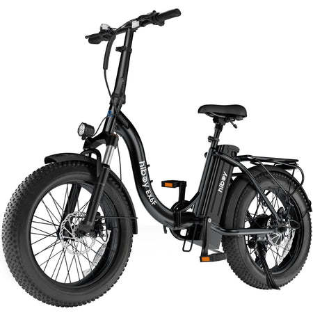 Hiboy EX6F Low-Step Foldable Electric Bike — Black