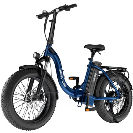 Hiboy EX6F Low-Step Foldable Electric Bike — Navy