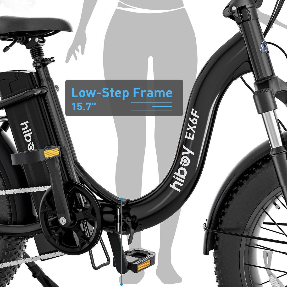 Hiboy EX6F Low-Step Foldable Electric Bike — official gallery photo 10