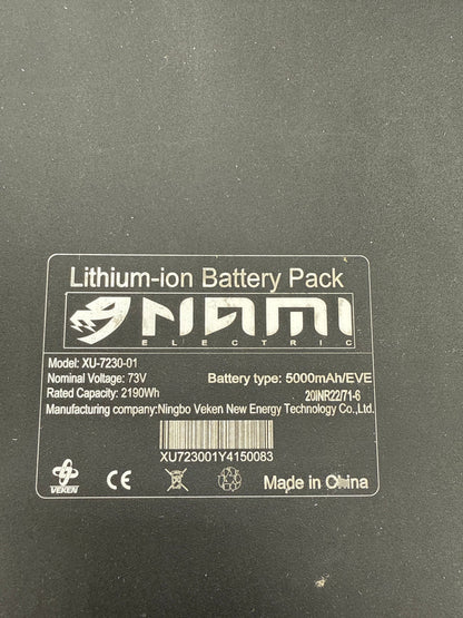 Nami Burn-E 72V 30Ah Branded Battery