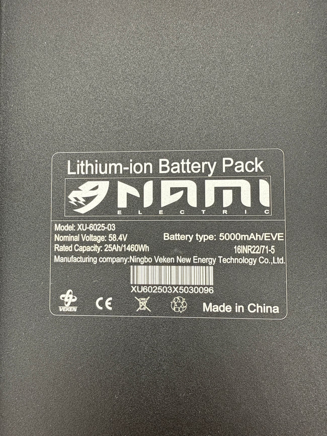 Nami Klima Battery 60V 25Ah